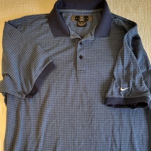 Nike Men's Medium Golf Shirt Blue